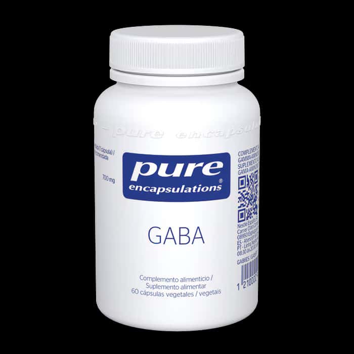 GABA 60 cápsulas vegetales de Pure Encapsulations
