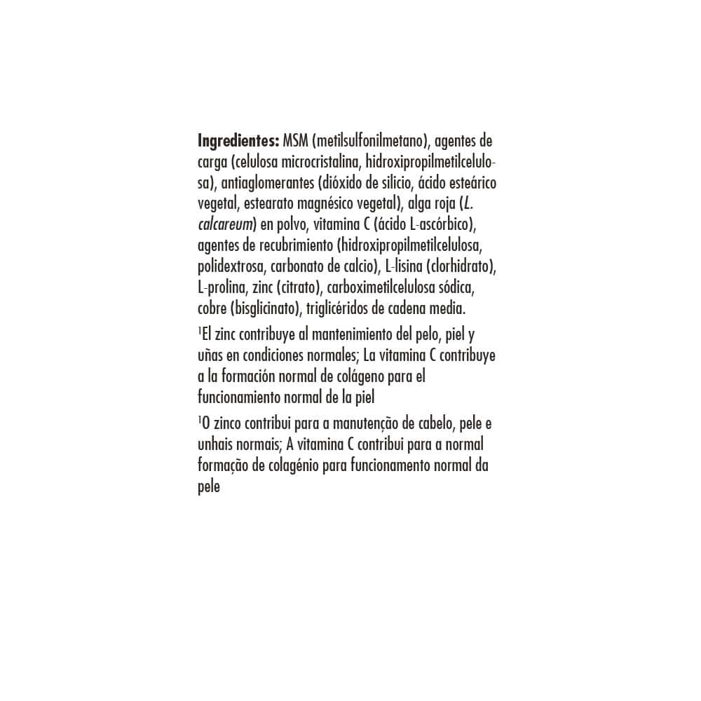 Fórmula Pelo Piel y Uñas - 120 comprimidos de Solgar