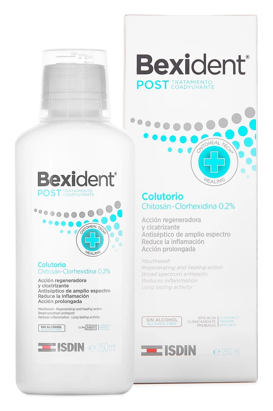 Isdin Bexident Post Tratamiento Coadyuvante Colutorio 1 Envase 250 ML de Bexident — imagen 2
