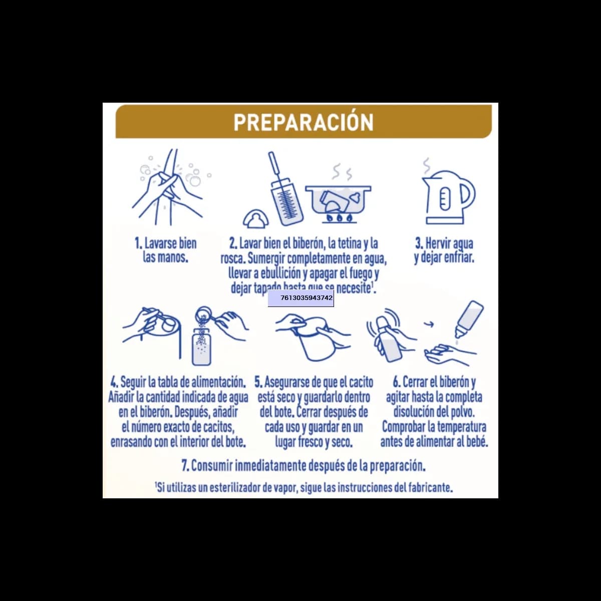 Nan 1 Optipro Supreme 1 Envase 800 G de Nan — imagen 7