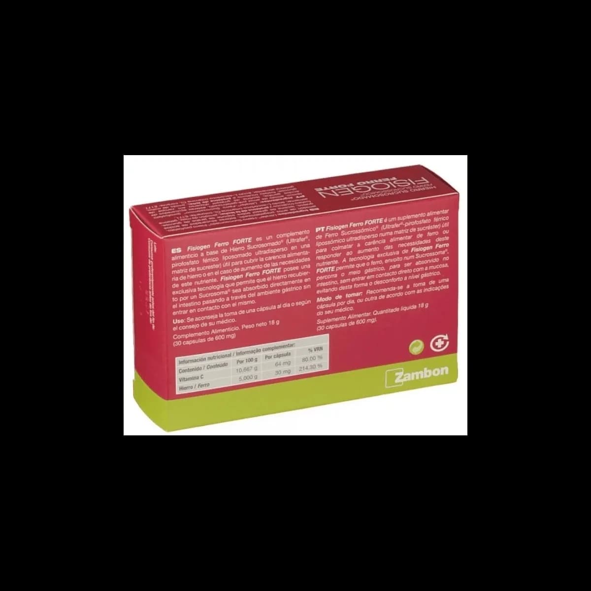 Fisiogen Ferro Forte 30 Cápsulas de fisiogen — imagen 2