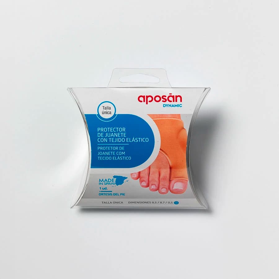 Aposan Dynamic Protector Juanetes Tejido Elastico 1 Unidad Talla Unica