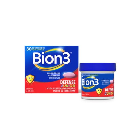 Bion3 Defense Junior 30 Comprimidos Masticables
