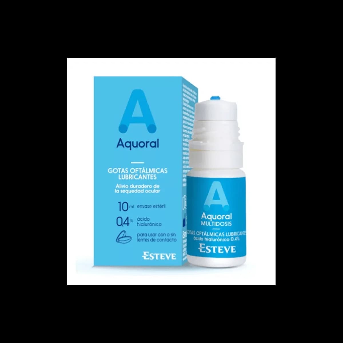 Aquoral Multidosis - Gotas Oftalmicas Lubricantes Esteriles 1 Envase 10 ML