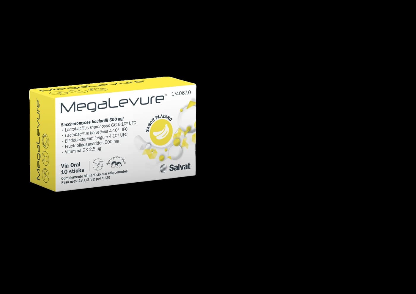Megalevure 10 Sticks Sabor Platano de Megalevure — imagen 2