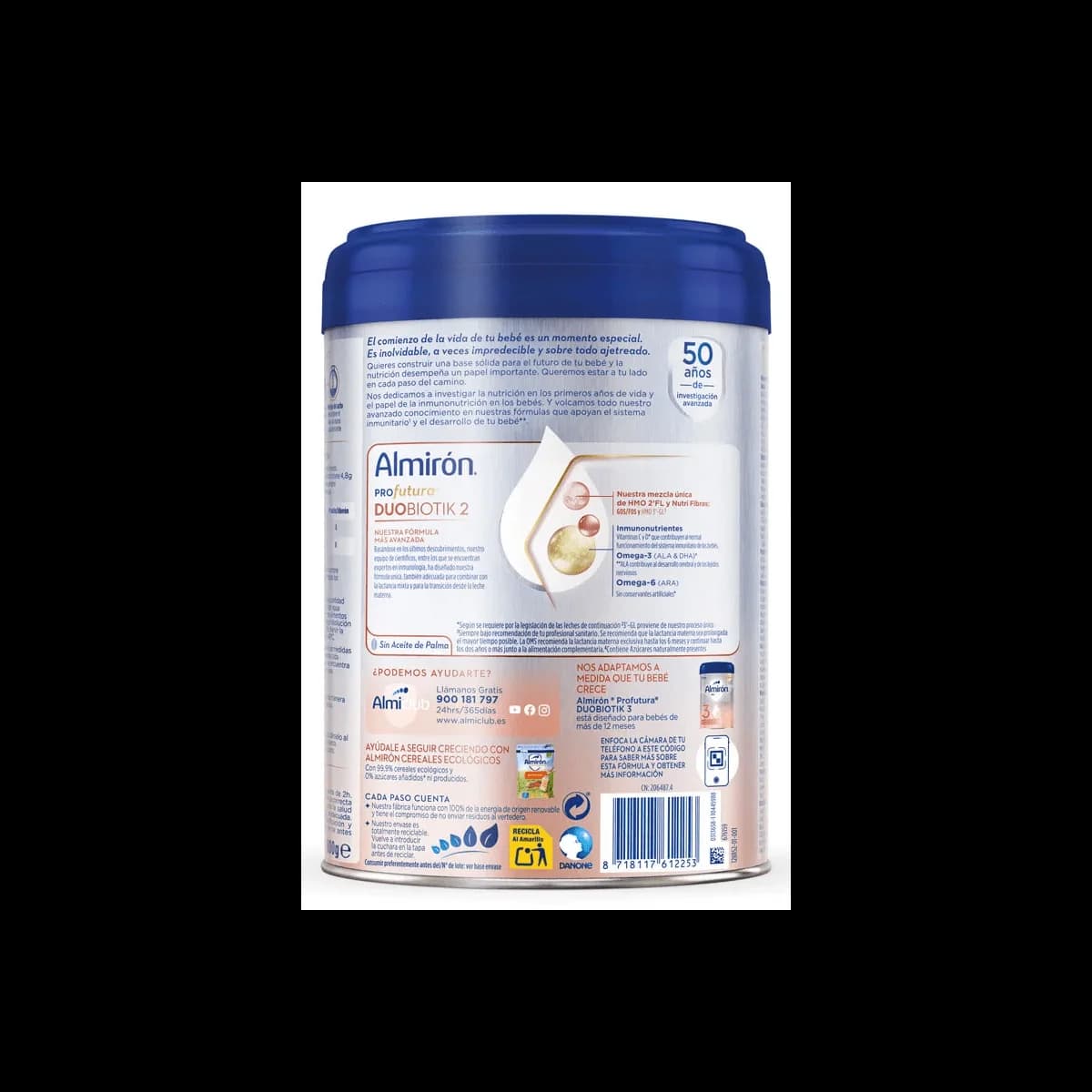 Almiron Profutura 2 1 Envase 800 G Duobiotik de Almiron — imagen 3