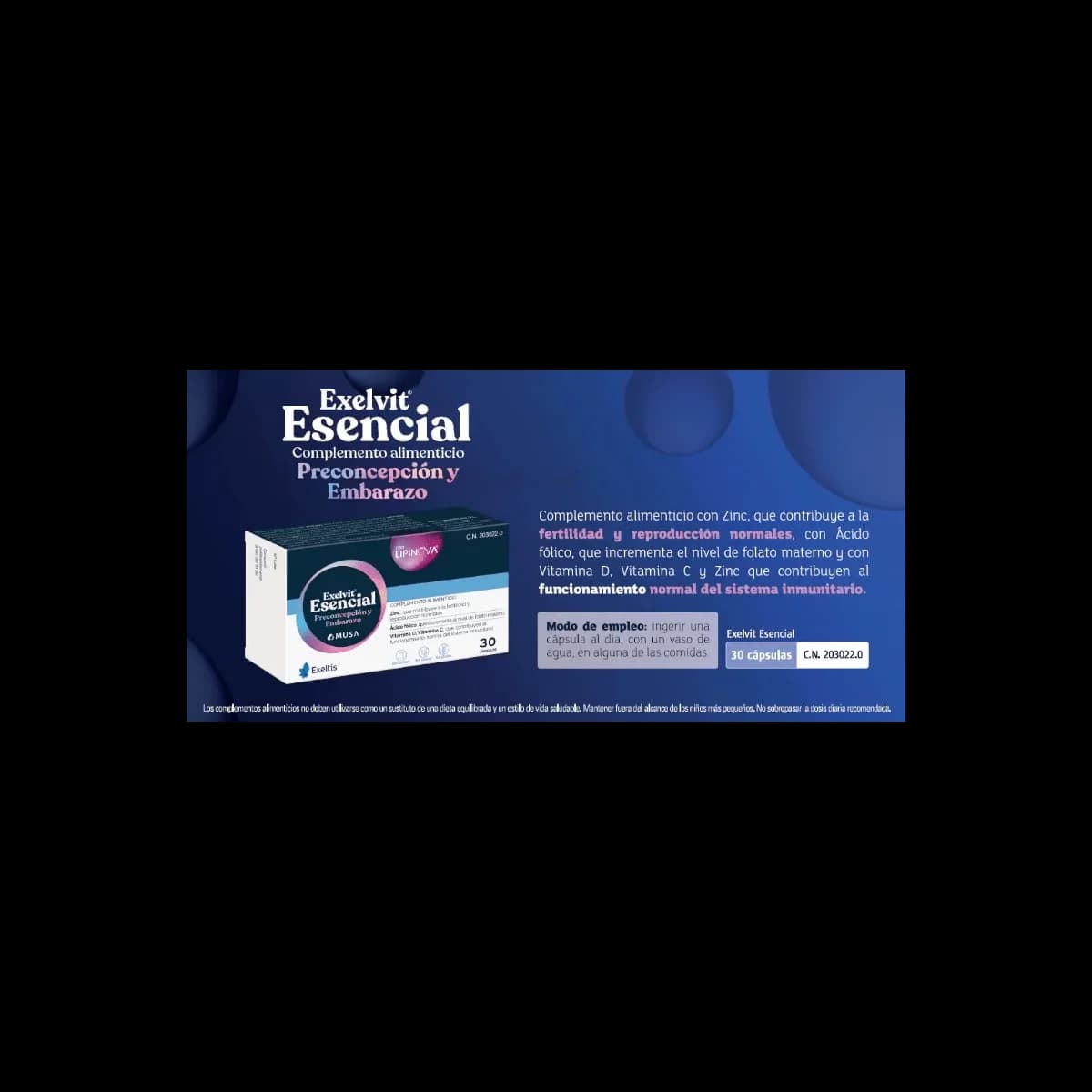 Exelvit Esencial 30 Cápsulas de Exelvit — imagen 5