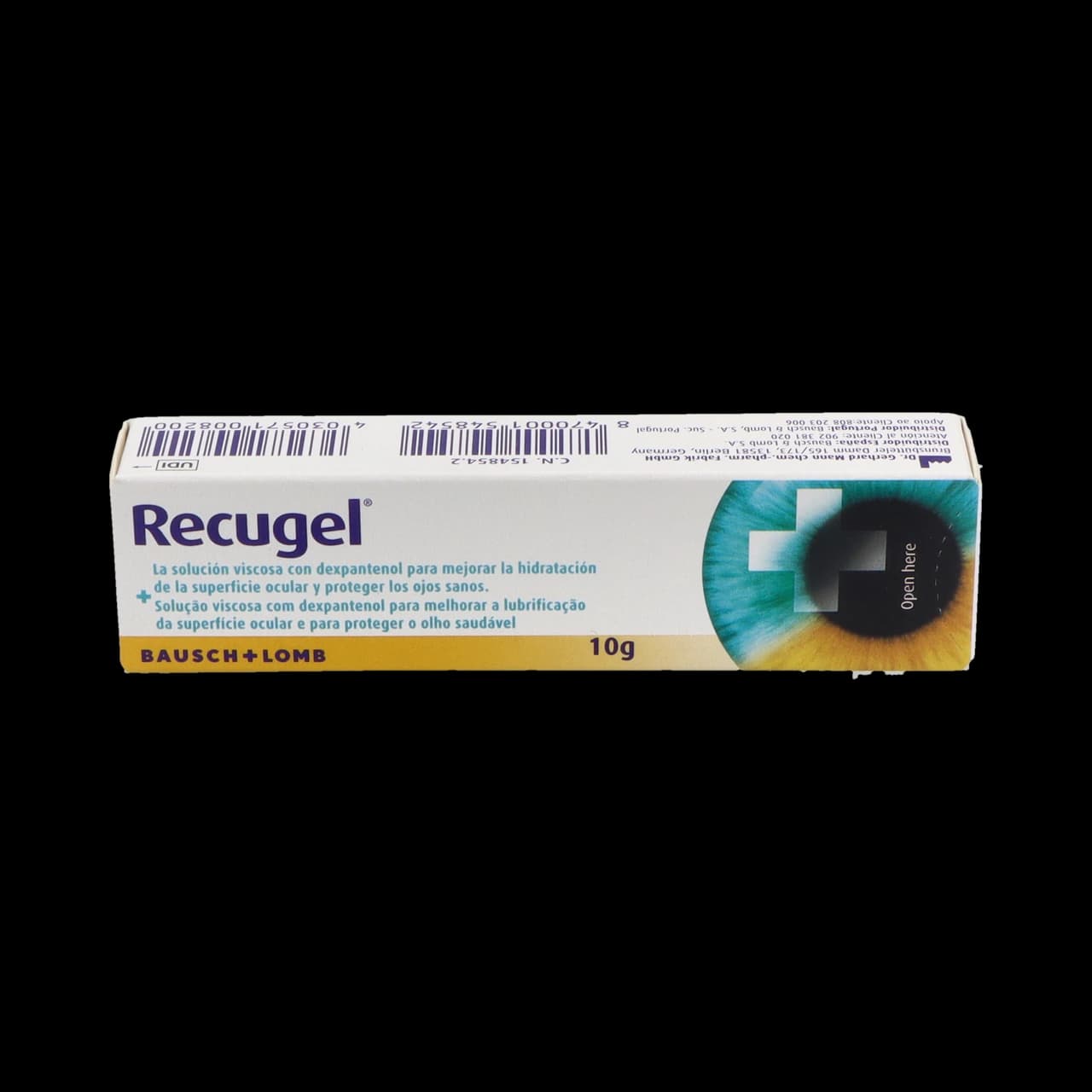 Recugel Hidratacion s Ocular 1 Tubo 10 G de Recugel — imagen 3