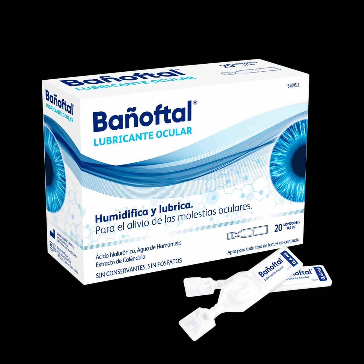 Bañoftal Lubricante Ocular 20 Monodosis 0,4 ml