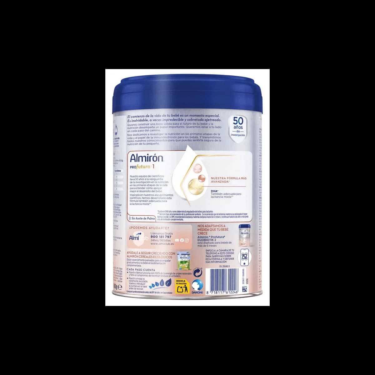 Almiron Profutura 1 1 Envase 800 G Duobiotik de Almiron — imagen 3
