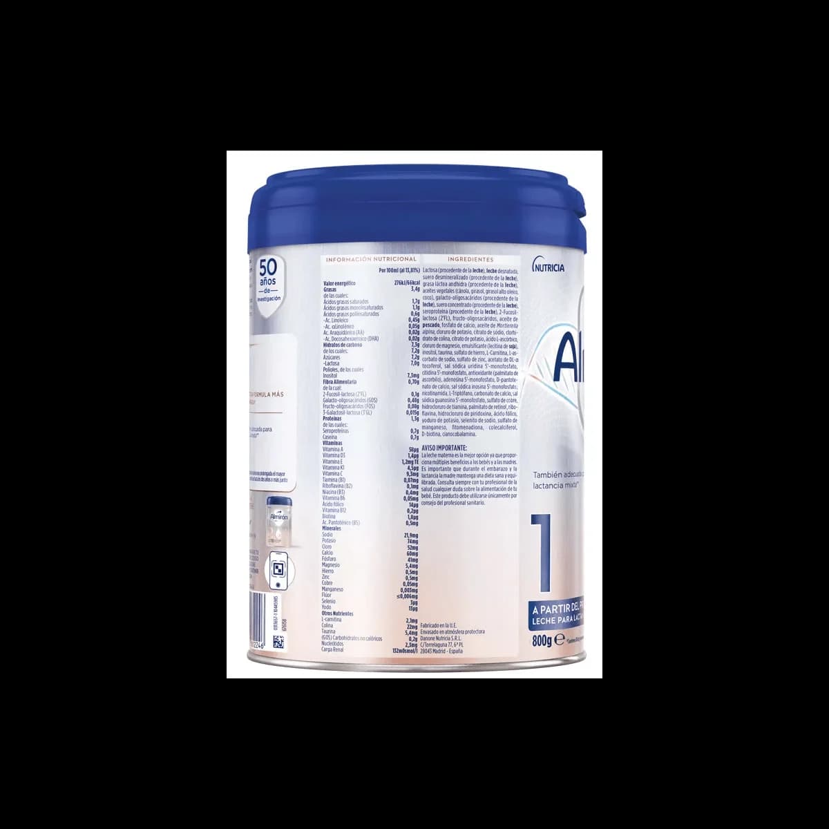Almiron Profutura 1 1 Envase 800 G Duobiotik de Almiron — imagen 4