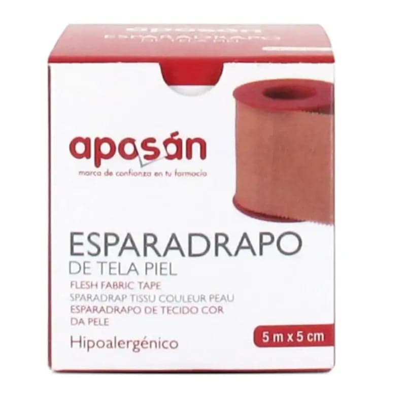 Aposan Esparadrapo Tela Piel 5 x 5 cm