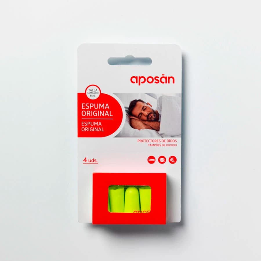 Aposan Tapon Espuma Original Talla M/l 4u de Aposan
