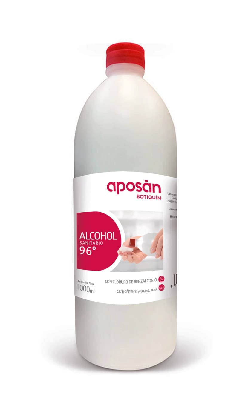 Aposan Alcohol 96º con Cloruro de Benzalconio de Aposan — imagen 3