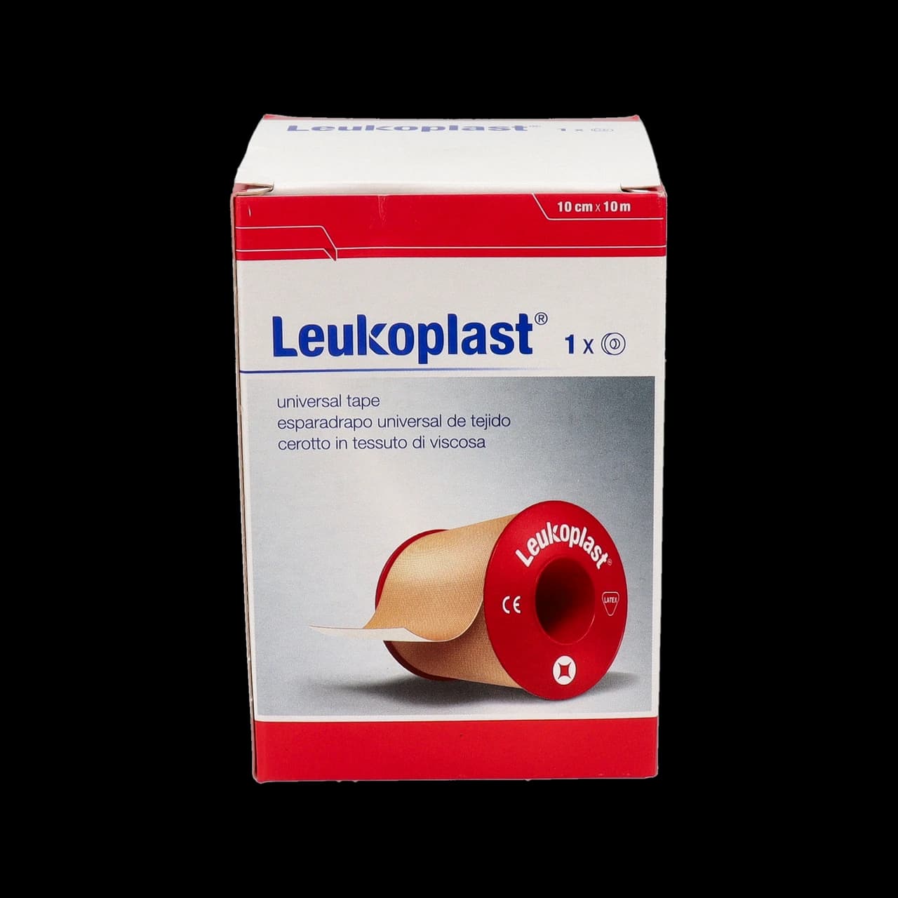 Esparadrapo - Leukoplast 1 Unidad 10 m x 10 cm Color Carne de Leukoplast — imagen 2