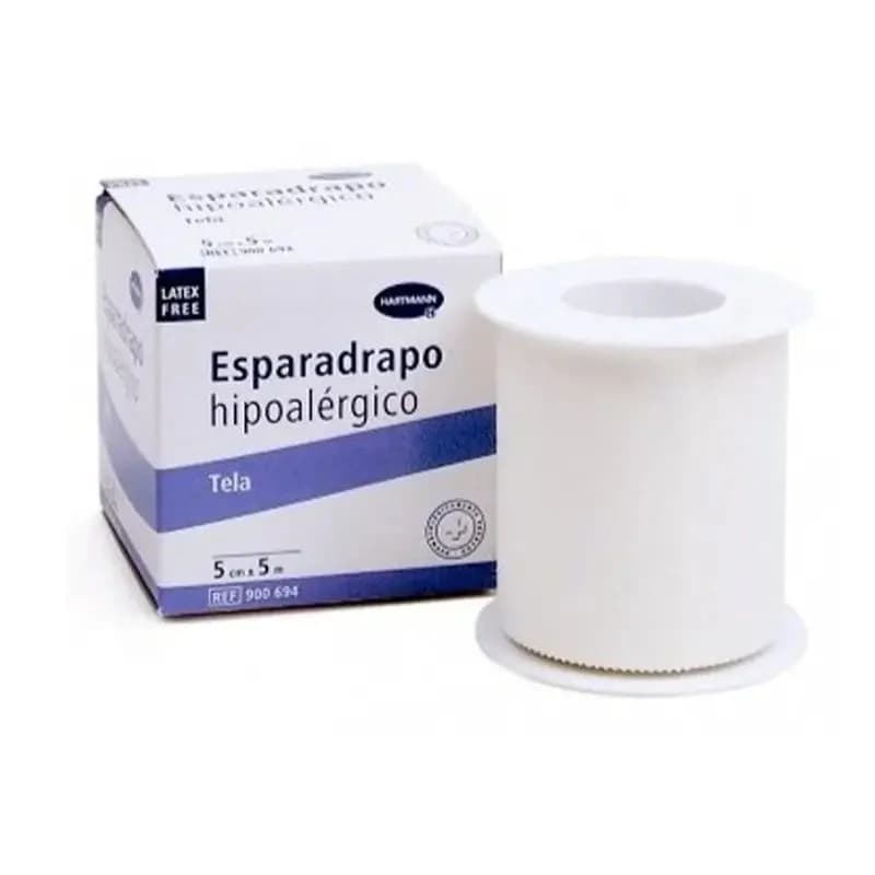 Esparadrapo Hipoalergico - Omniplast Tejido Resistente 1 Unidad 5 m x 2.5 cm de Hartmann