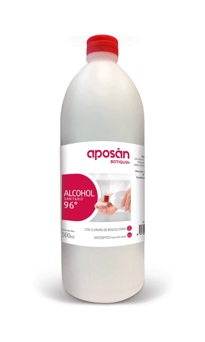 Aposan Alcohol 96º con Cloruro de Benzalconio de Aposan — imagen 4
