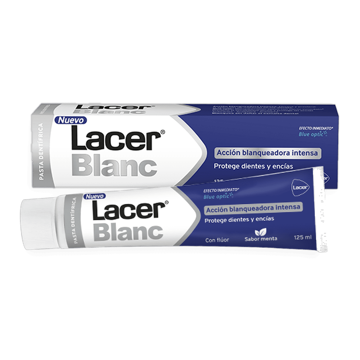Lacer Blanc Plus Blanqueadora Uso Diario Pasta Dental Sabor D-Menta