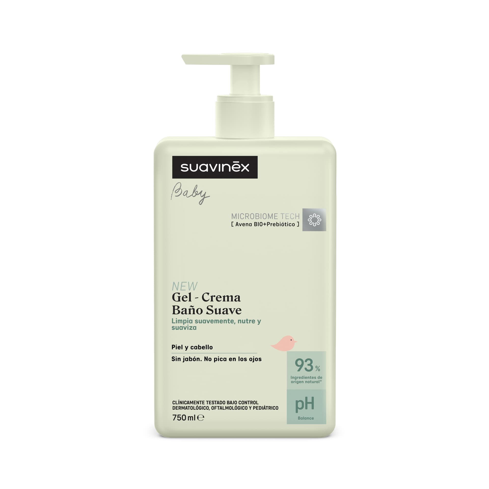 Suavinex Baby Gel-Crema Baño Suave 750ml