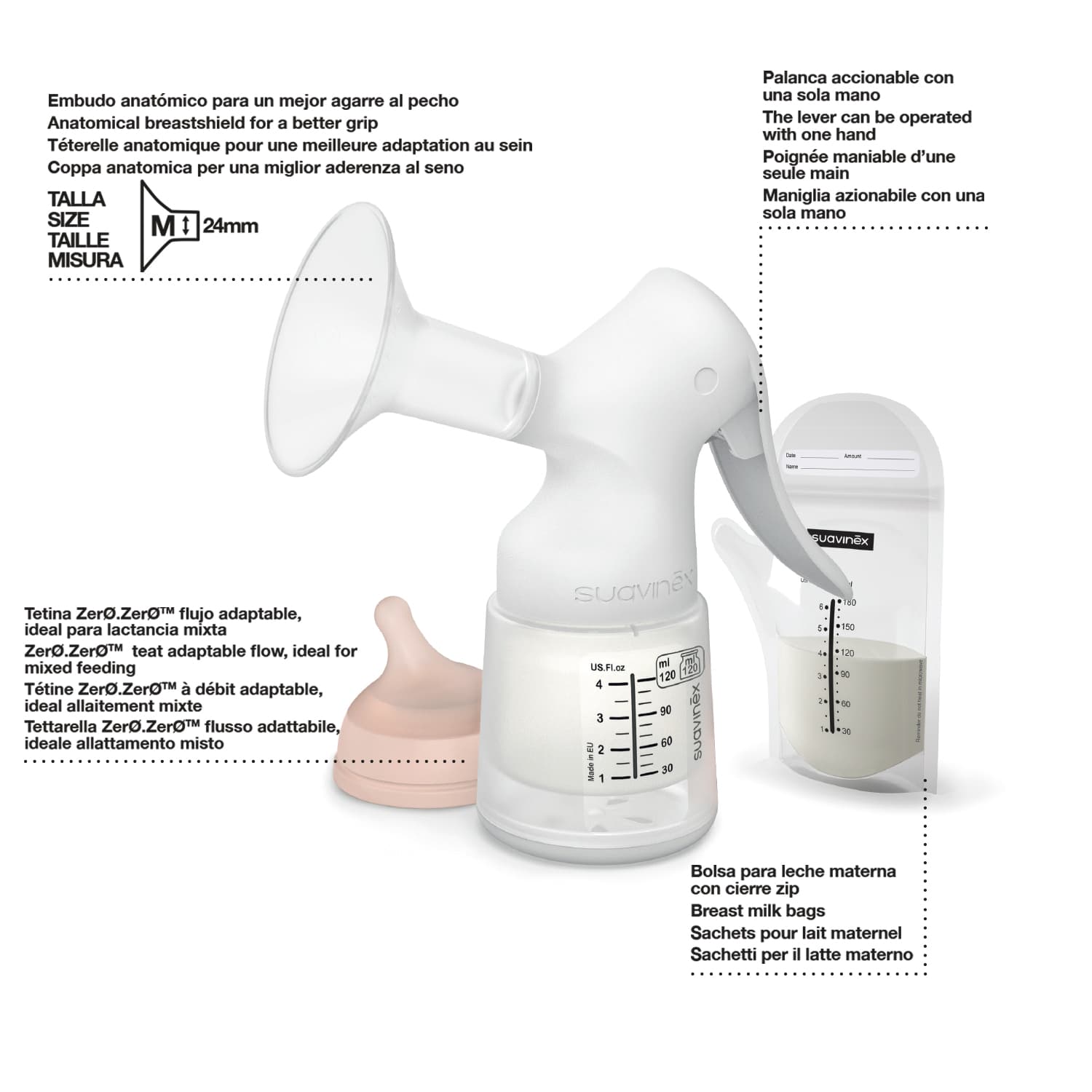 Suavinex Extractor Leche Manual de Suavinex — imagen 3