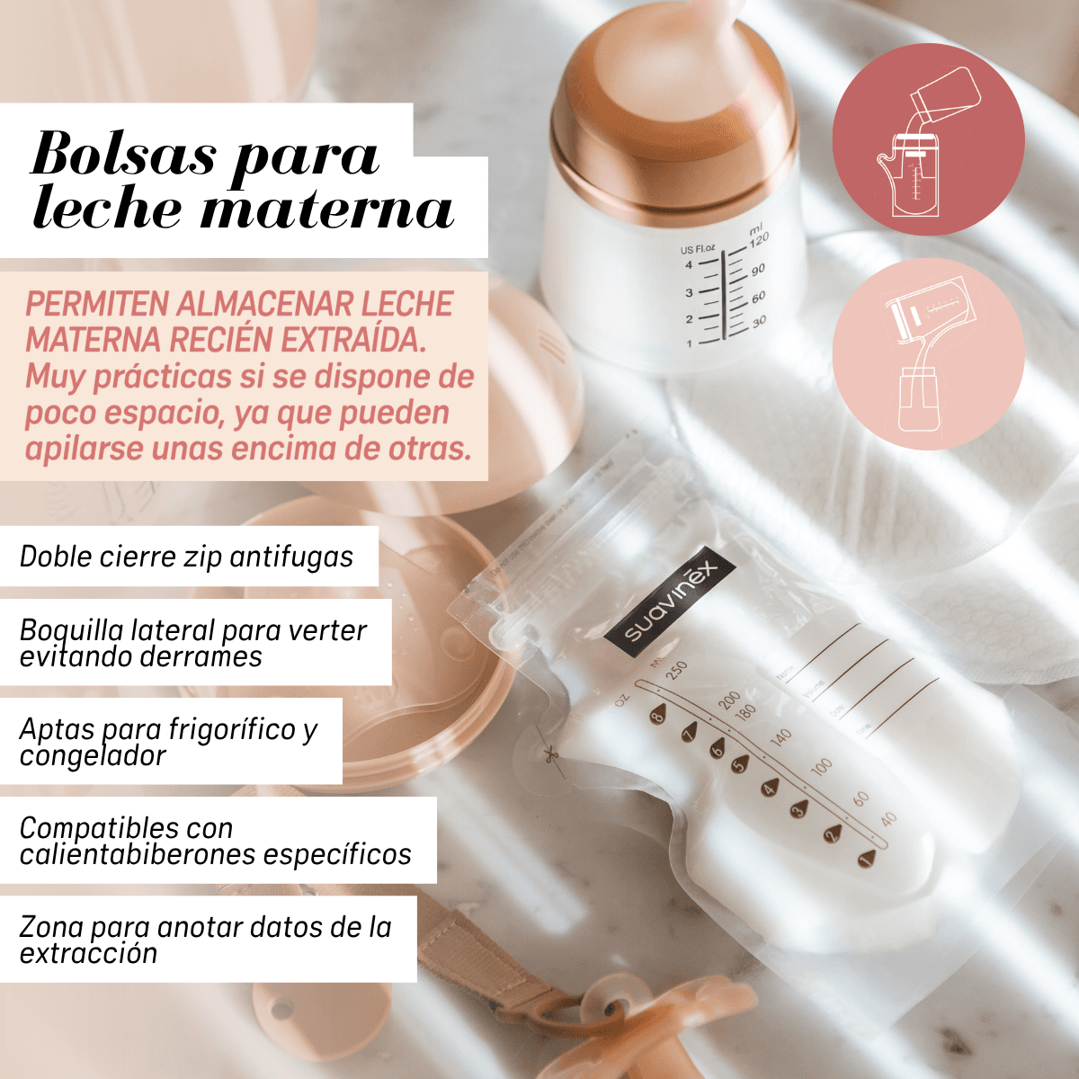 Suavinex Mothering Bolsas Almacenaje Leche Materna de Suavinex — imagen 9