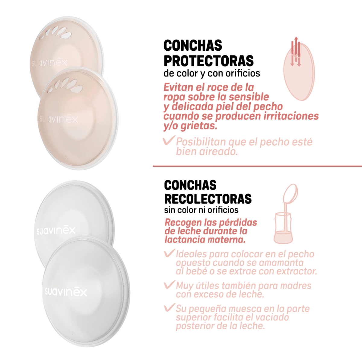 Suavinex Conchas Protectoras-Recolectoras de Suavinex — imagen 4