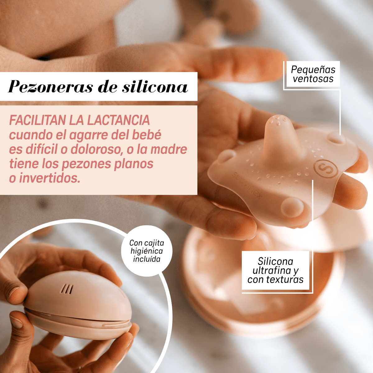 Suavinex Mothering Pezoneras Silicona 2un Talla S de Suavinex — imagen 10