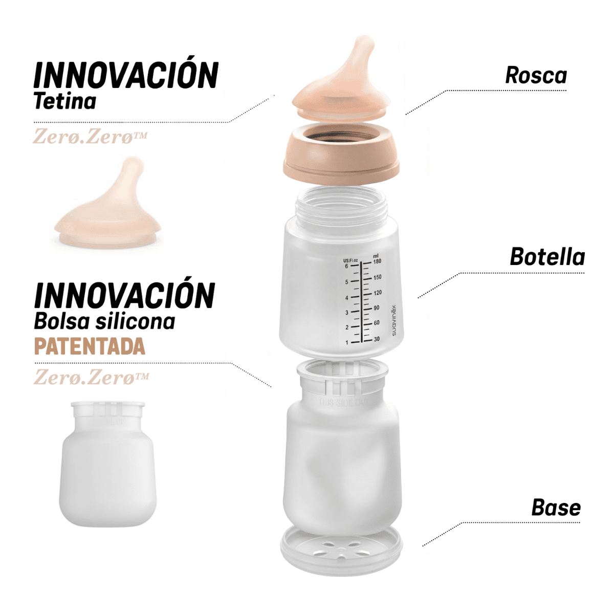 Suavinex Zero.zero Bib Antic 180ml a de Suavinex — imagen 28