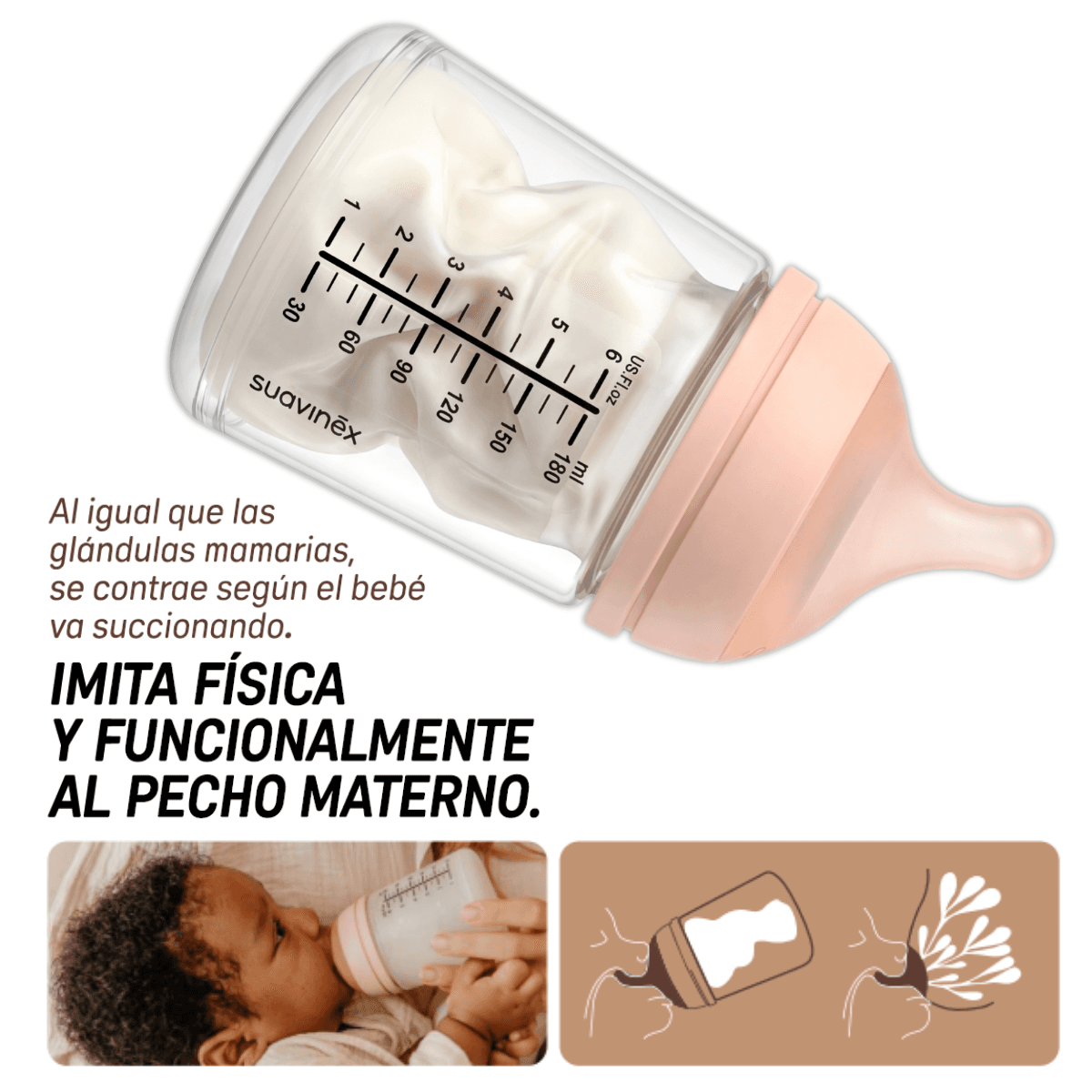 Suavinex Zero.zero Bib Antic 180ml a de Suavinex — imagen 6