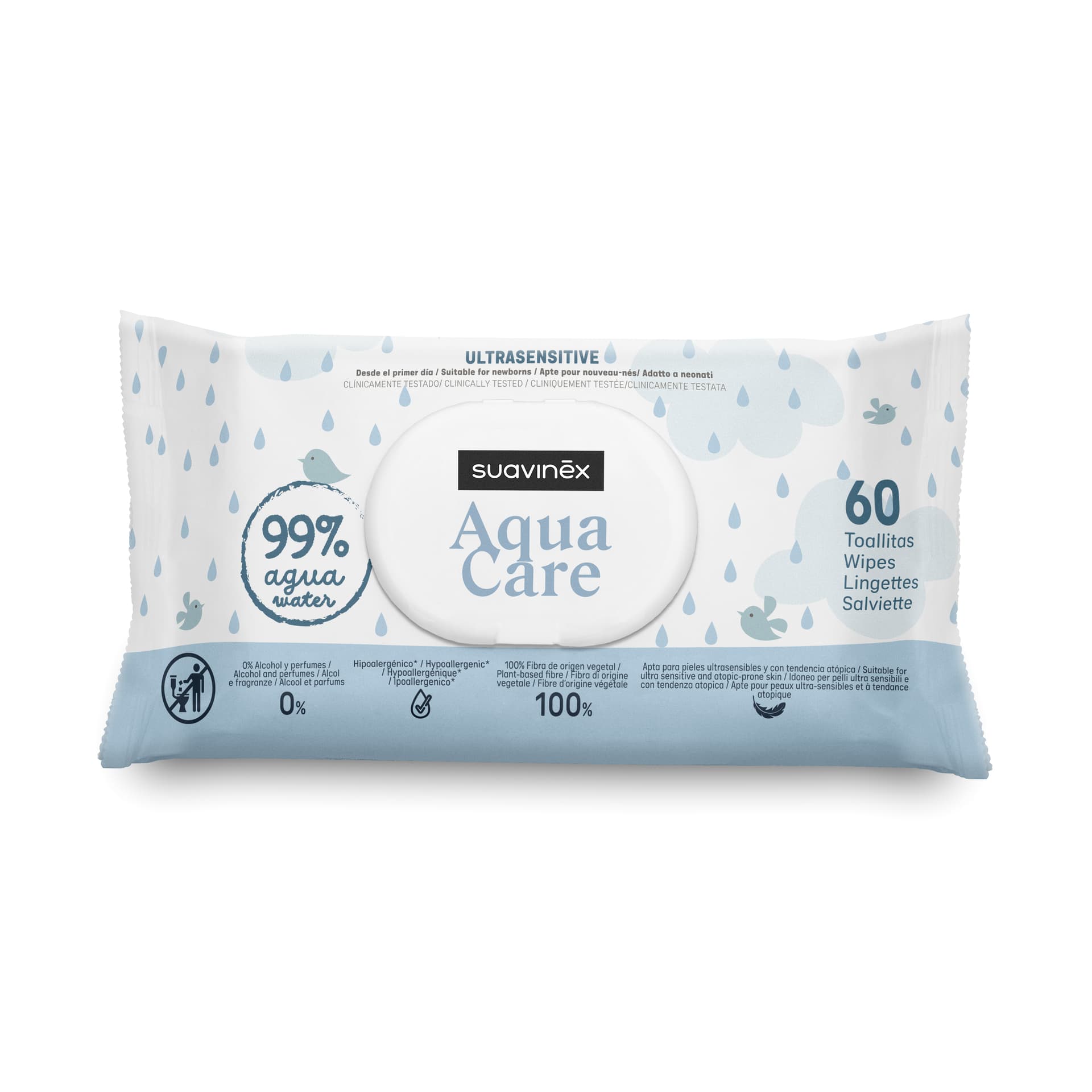 Suavinex Baby Toallitas Aqua Care 60 uds de Suavinex — imagen 4