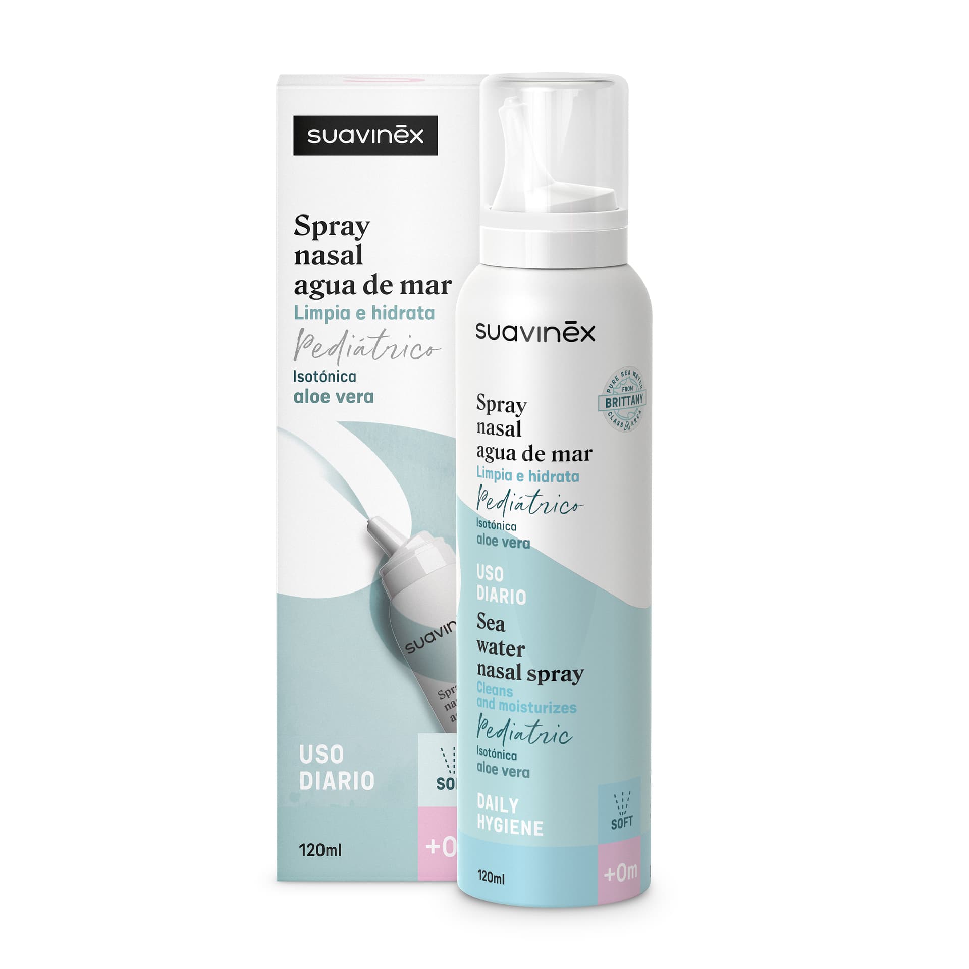 Suavinex Spray Nasal Pediátr ISO Aloe +0M 120ml de Suavinex — imagen 2