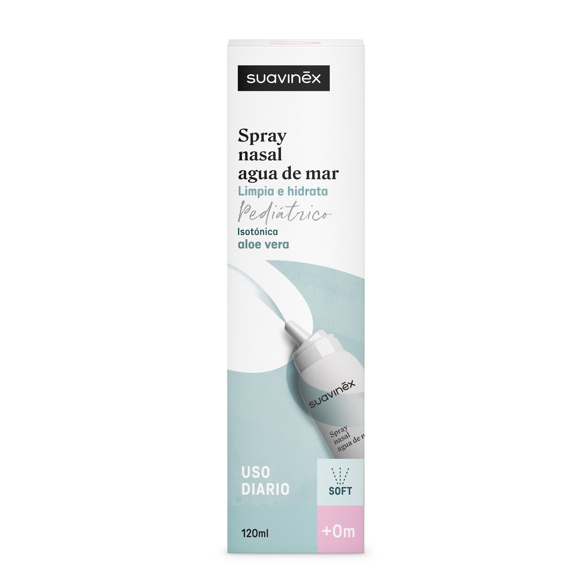 Suavinex Spray Nasal Pediátr ISO Aloe +0M 120ml de Suavinex — imagen 7