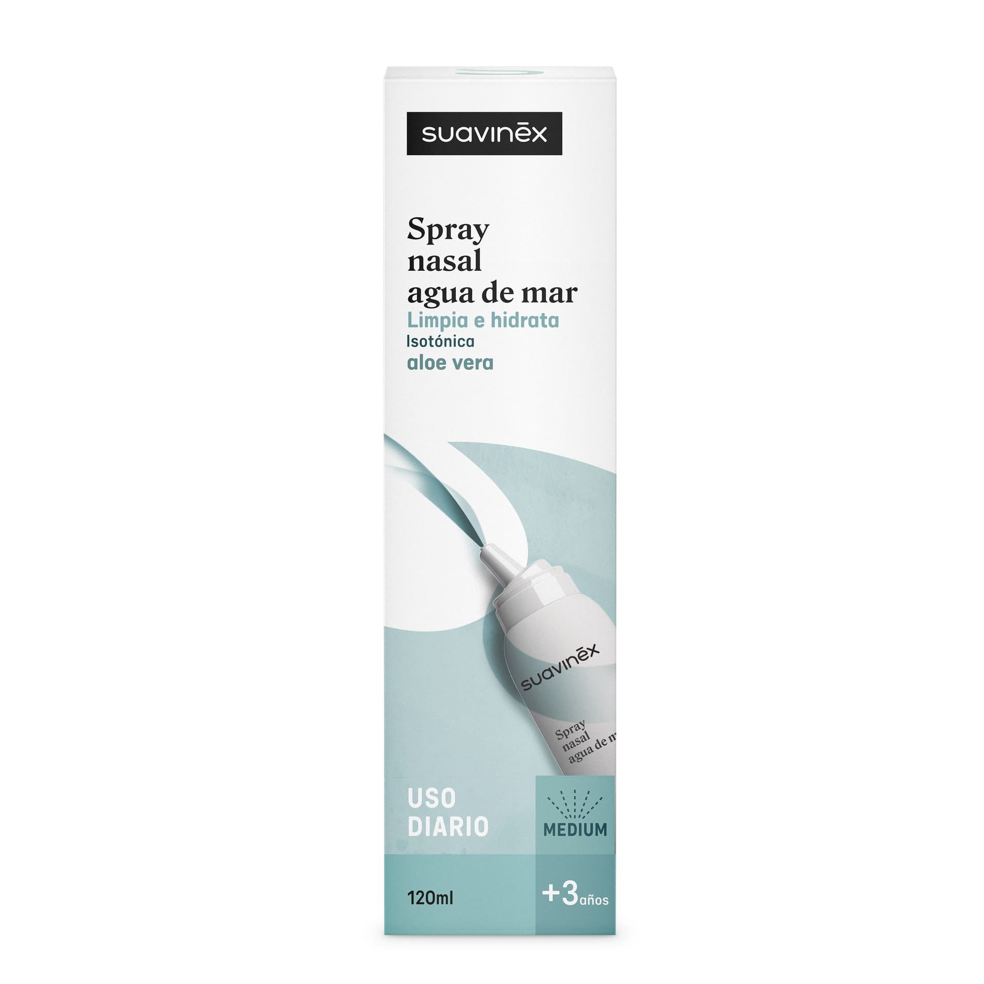 Suavinex Spray Nasal ISO Aloe FME +3A 120ml de Suavinex — imagen 4