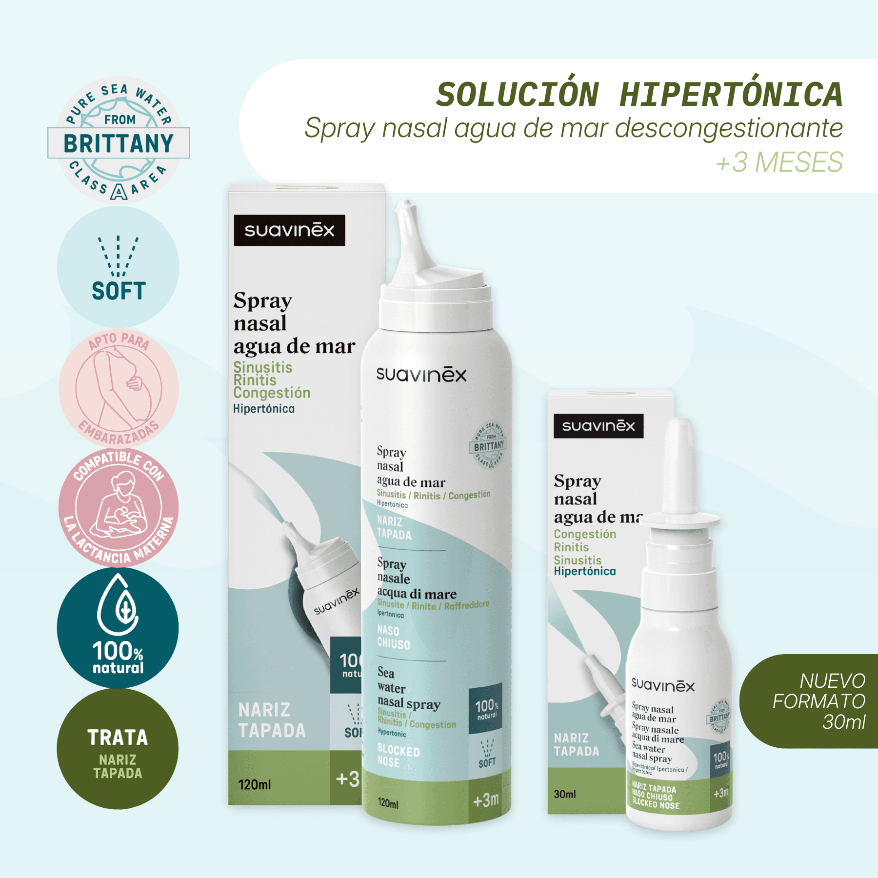 Suavinex Spray Nasal HIPER Nariz Tap +3M 120ml de Suavinex — imagen 6