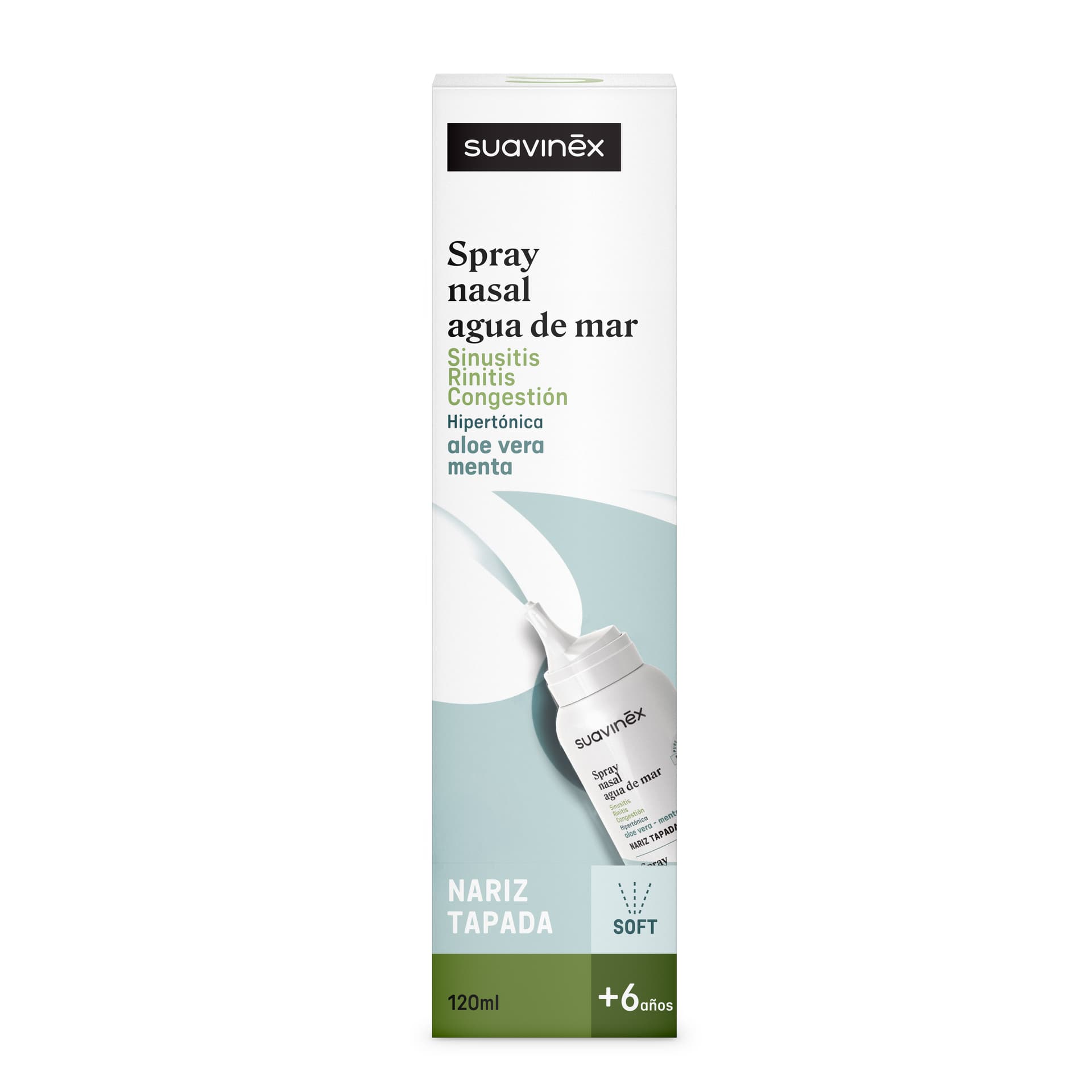 Suavinex Spray Nasal HIPER Aloe Menta +6A 120ml de Suavinex — imagen 3