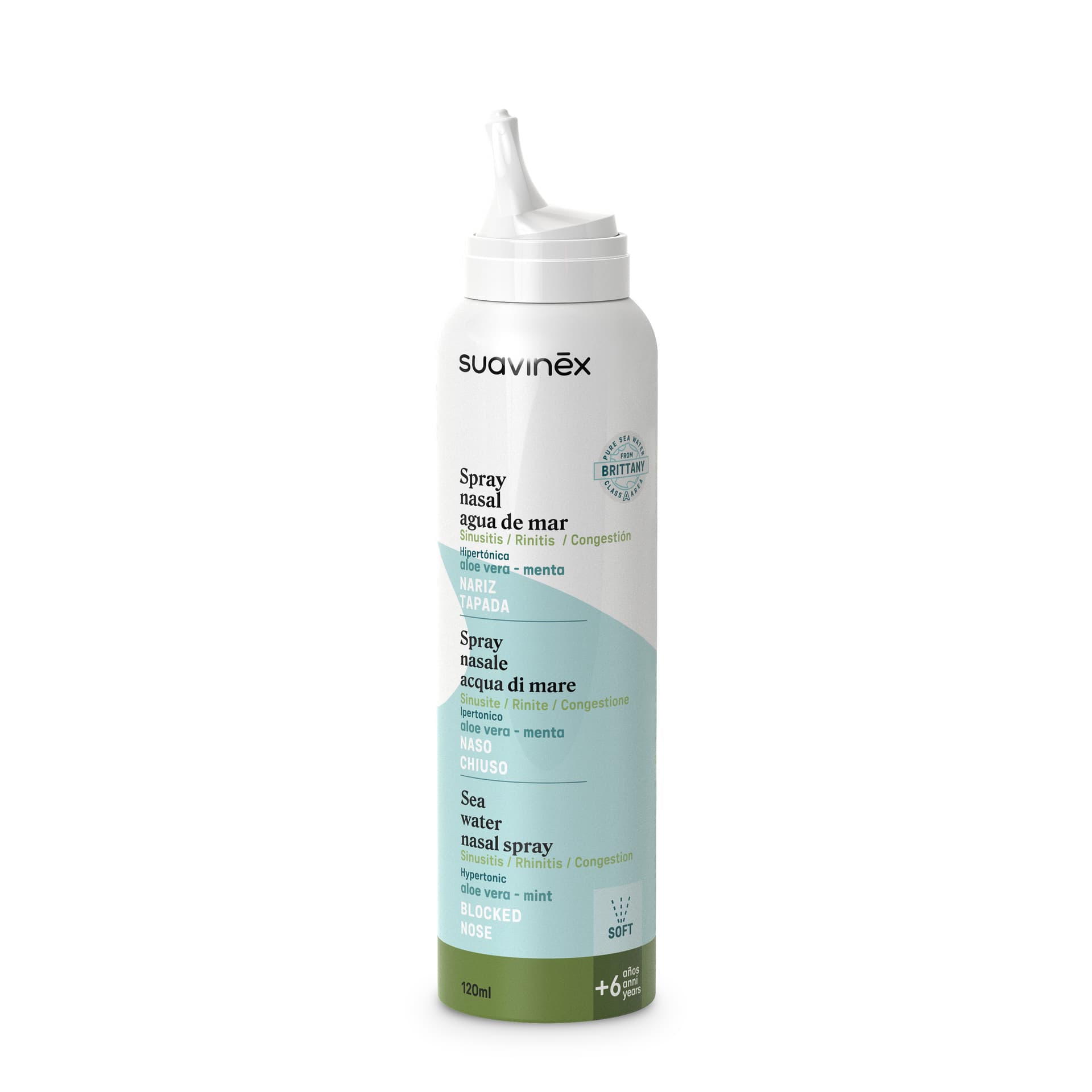 Suavinex Spray Nasal HIPER Aloe Menta +6A 120ml de Suavinex — imagen 5