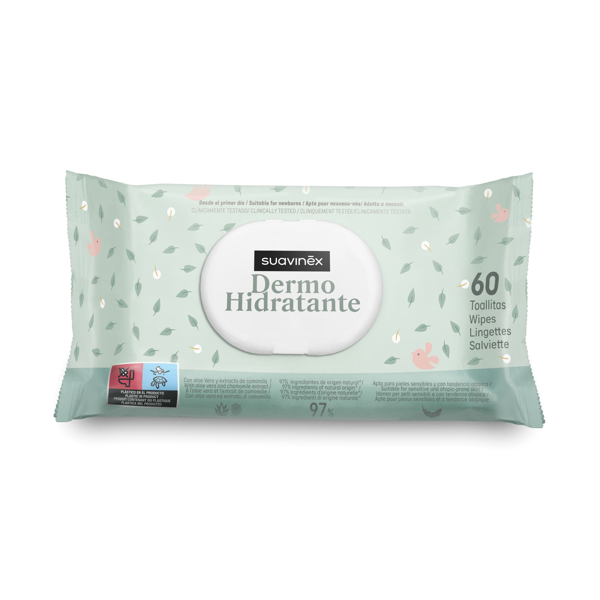 Suavinex Toallitas Dermohidratantes 60 uds de Suavinex — imagen 2