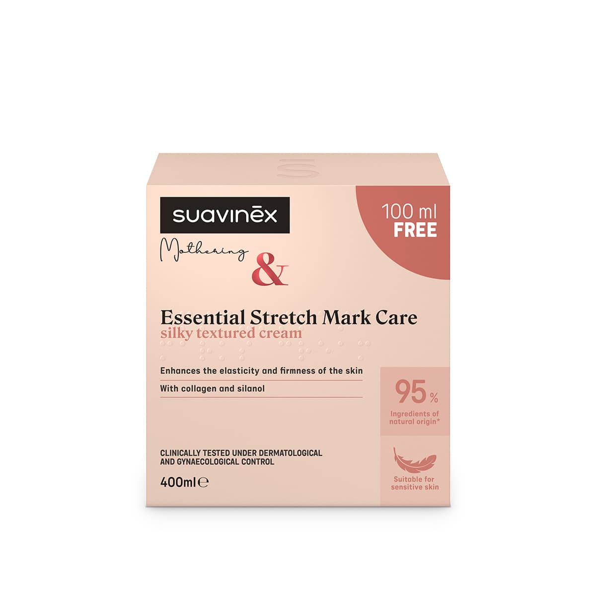 Suavinex Mom Cuid Esencial Estrías Crema 400ml de Suavinex — imagen 4