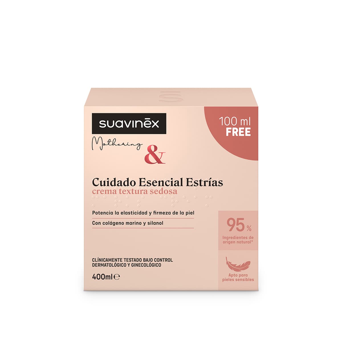 Suavinex Mom Cuid Esencial Estrías Crema 400ml de Suavinex — imagen 5