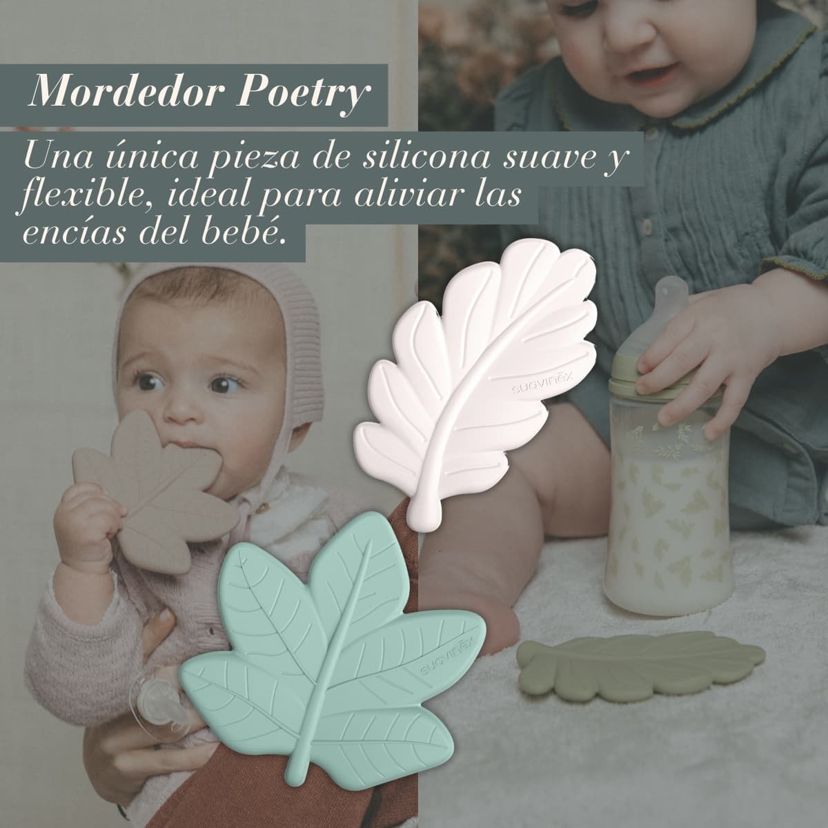 Suavinex Sel Mordedor Sil Hoja Poetry de Suavinex — imagen 2