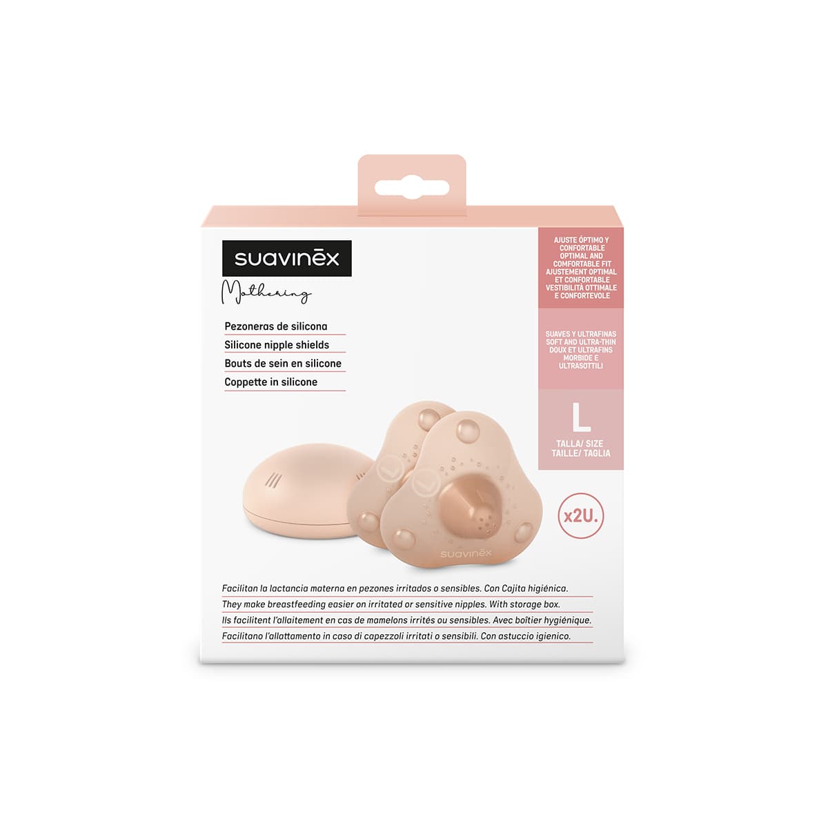 Suavinex Mothering Pezoneras Silicona 2un Talla L de Suavinex — imagen 9
