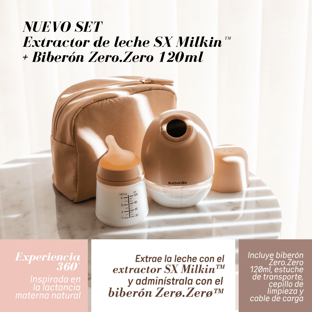Suavinex Extractor Manos Libres + Zero.Zero 120 de Suavinex — imagen 10