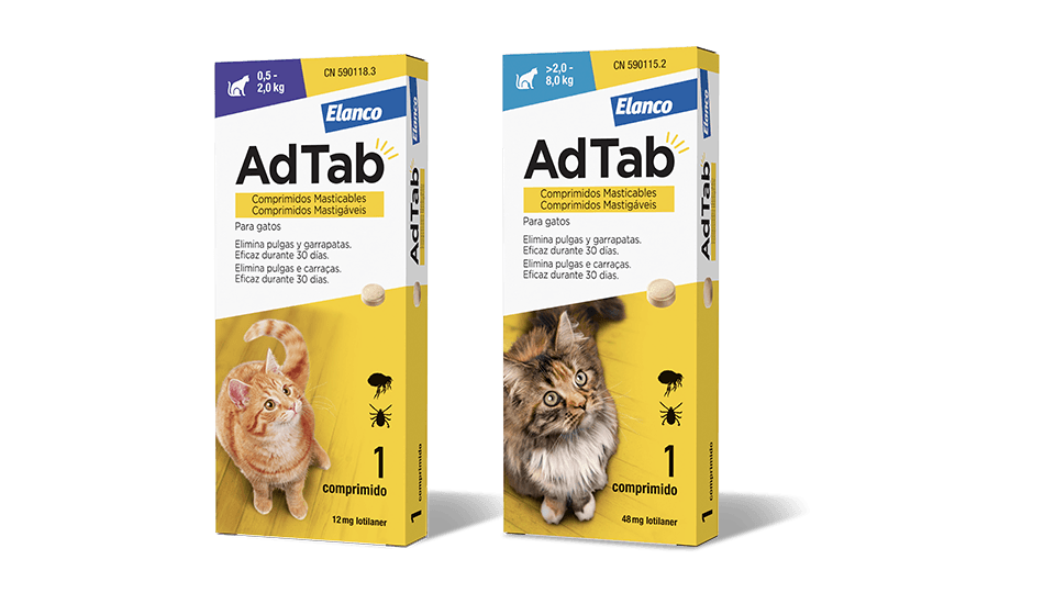 AdTab Antiparasitario para Gatos comprimidos de Adtab — imagen 3
