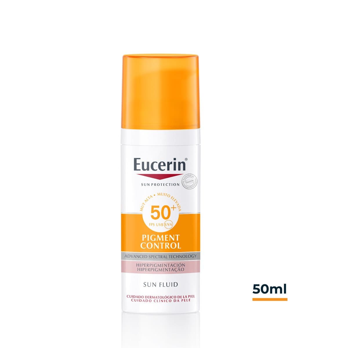 Sun Protection 50+ Fluid Pigment Control 50 Ml de Eucerin