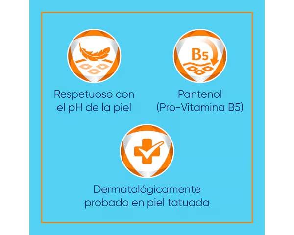 Bepanthol Tattoo Gel Limpiador 200 ml de Bepanthol — imagen 6