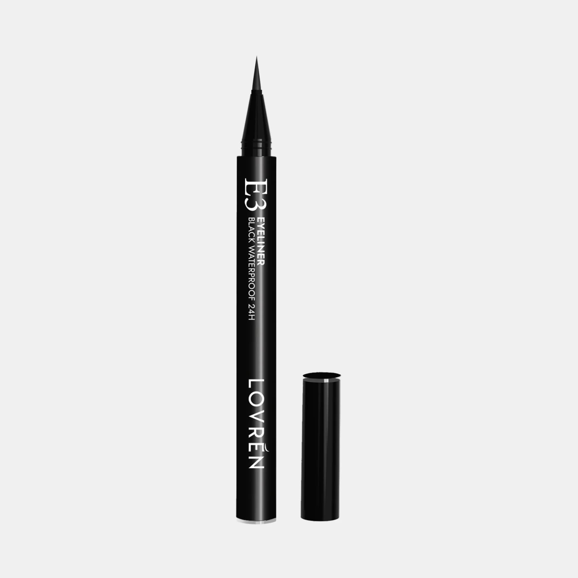 Lovren E3 Eyeliner Negro Waterproof 24H