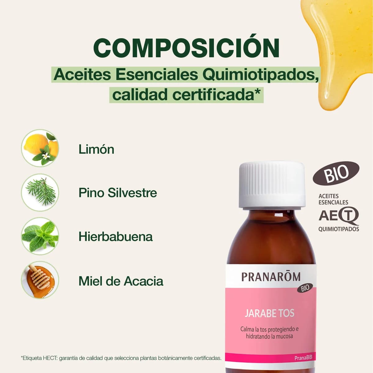 Pranarom Herbalgem Jarabe de los Fumadores Bio 250 ml de Pranarôm — imagen 4