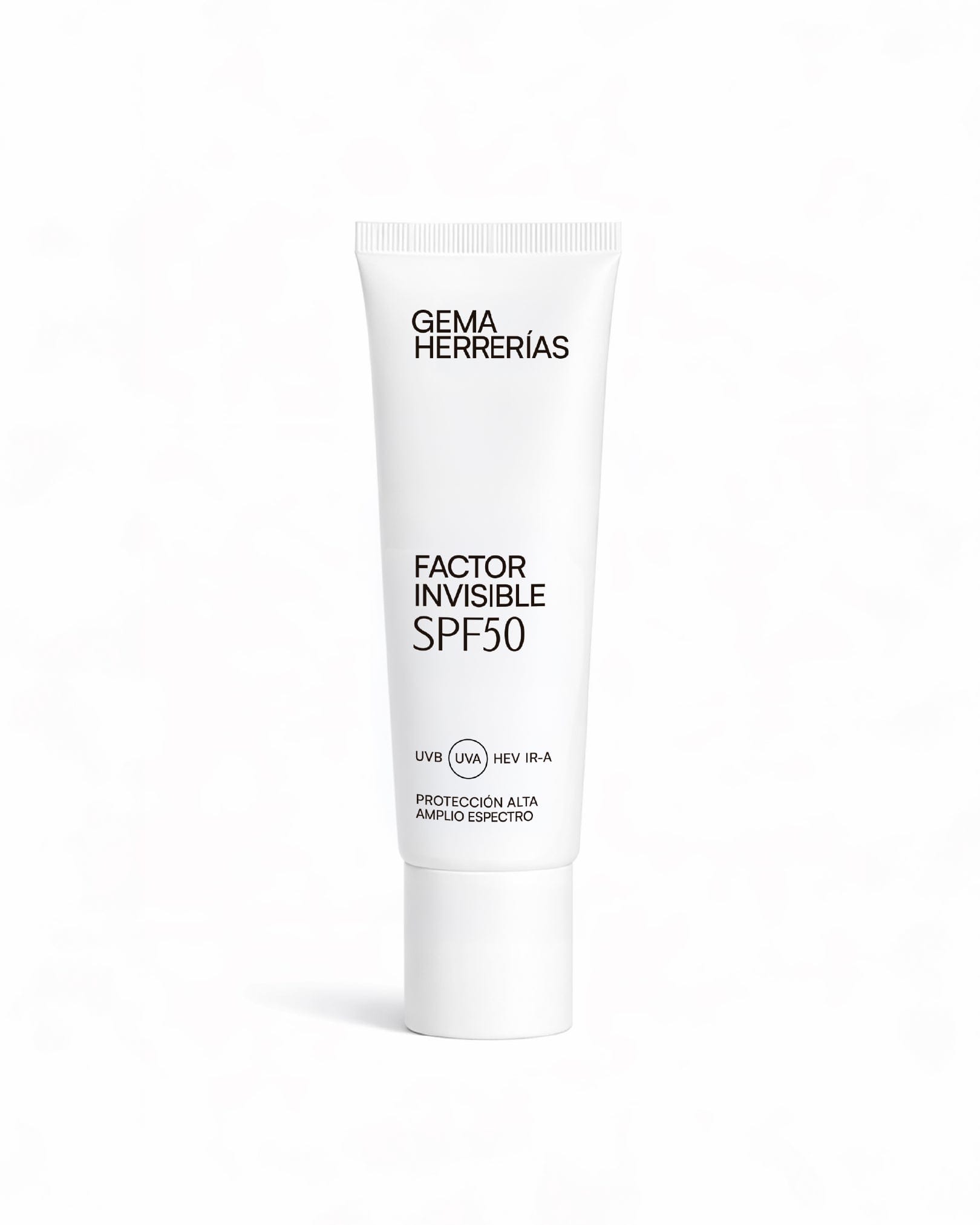FACTOR INVISIBLE SPF50 Amplio espectro [UVB UVA HEV IR-A] de Gema Herrerías — imagen 1 de 6