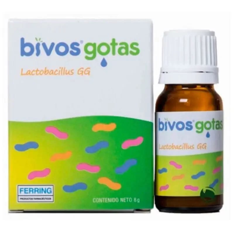 Bivos Gotas Lactobacillus gg 1 Frasco 8 ML de Bivos — imagen 1 de 2