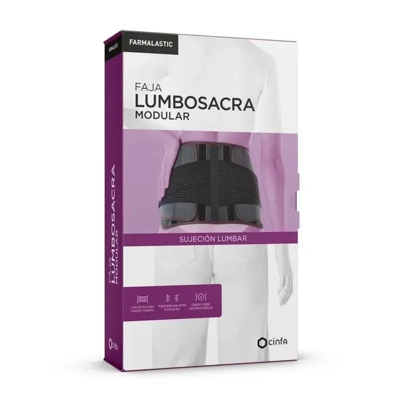 Faja Lumbosacra Clasica Farmalastic Contorno Cint 105-120 cm T-3 de Farmalastic — imagen 1 de 2
